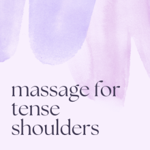 Massage for tense shoulders Chelmsford CM2
