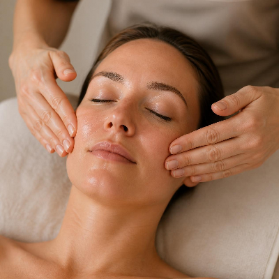 Facial lymphatic drainage massage Chelmer Village
